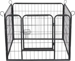 ACAZA Hondenren In 4 Panelen - Hondenkennel - Met Deur - 60 Cm Hoog - Zwart 15 ACAZA Hondenren In 4 Panelen - Hondenkennel - Met Deur - 60 Cm Hoog - Zwart -Dog Supplies 1200x973 1
