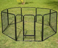 Merkloos Topmast Premium Puppyren - 80 Cm Hoog - 640 Cm Omtrek - Hondenren - Hondenhok - Antraciet -Dog Supplies 1200x995 10