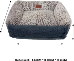 Cannie NEW Comfortabele - Hondenmand - Hondenbed - Warme Winter - 60*50*16 - Blauw 22 Cannie NEW Comfortabele - Hondenmand - Hondenbed - Warme Winter - 60*50*16 - Blauw -Dog Supplies 1200x997 6