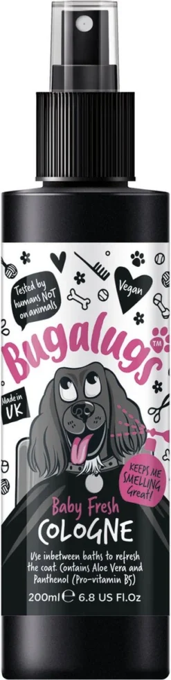 Bugalugs - Vachtverzorging Hond - Baby Fresh Gift Set - Hondenshampoo - Hondenparfum - Anti-klit Spray - 650 Ml - Kerstcadeau -Dog Supplies 303x1200