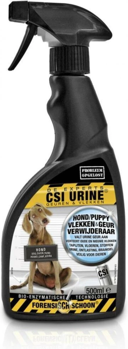 CSI Urine Vlek En Geurspray Puppy En Hond 500 Ml 1 CSI Urine Vlek En Geurspray Puppy En Hond 500 Ml