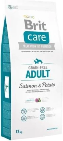 Brit Care Grain Free Adult Salmon & Potato 12 Kg - Hond -Dog Supplies 537x1200 1