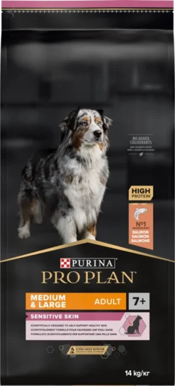 Pro Plan Medium & Large Adult 7+ (Senior) Sensitive Skin - Honden Droogvoer - Zalm - 14 Kg 16 Pro Plan Medium & Large Adult 7+ (Senior) Sensitive Skin - Honden Droogvoer - Zalm - 14 Kg -Dog Supplies 544x1200 2