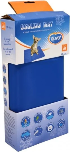Duvo+ Koelmat - Blauw - XXL -Dog Supplies 558x1200