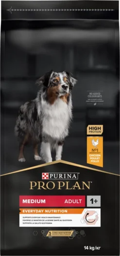 Pro Plan Medium Adult Everyay Nutrition - Honden Droogvoer - Kip - 14 Kg -Dog Supplies 566x1200 1