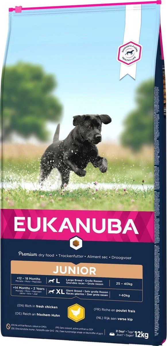 Eukanuba Developing Junior Large Breed Kip - Hondenvoer - 15 Kg 6 Eukanuba Developing Junior Large Breed Kip - Hondenvoer - 15 Kg - Afbeelding 6