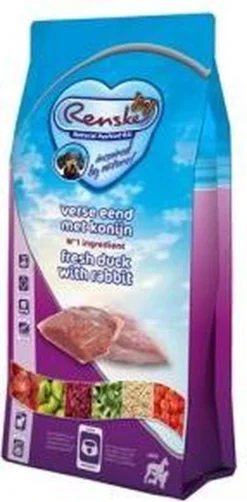 Renske - Super Premium Eend En Konijn - Hondenvoer - 12 Kg -Dog Supplies 591x1200 3