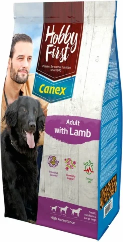 Hobbyfirst Canex Adult Met Lam Hondenvoer 12 Kg
