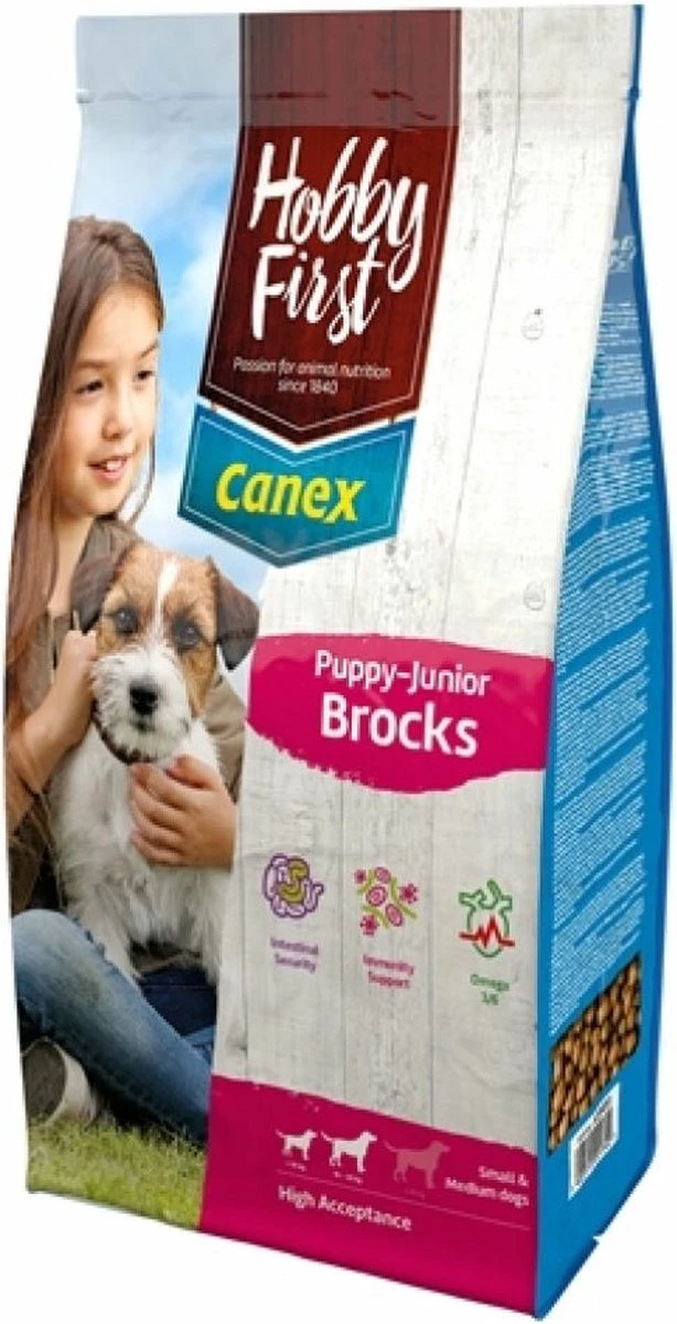 Hobbyfirst Canex Puppy/Junior - Hondenvoer - 12 Kg 1 Hobbyfirst Canex Puppy/Junior - Hondenvoer - 12 Kg