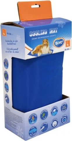 Duvo+ Koelmat - Blauw - XXL -Dog Supplies 616x1200