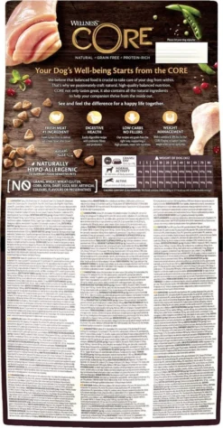 Wellness Core Grain Free Dog Senior Original Kalkoen&Kip - Hondenvoer - 10 Kg -Dog Supplies 625x1200 1
