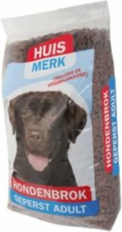 Merkloos Huismerk Hondenbrok Geperst Adult - 20 KG