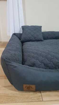 Merkloos XXL Hondenbed Van Kunstleer - Hondenkussen Hondensofa Kattenbed Hondenkorf - Waterdicht - ZWART -Dog Supplies 674x1200 1