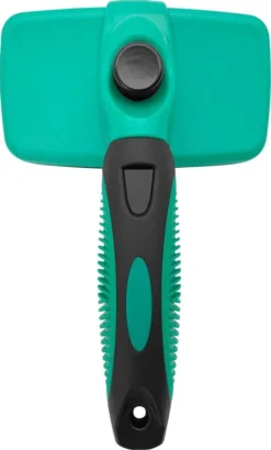 ElegaPet Hondenborstel Groen - Hondenhaar Verwijderen - Kat En Hondenkam - Slickerborstel Hond En Kat - Groomer - Ondervacht Kam Hond - Borstel Hond - Hondenborstel Langharig En Kortharig - Slickerborstel - Anti Klit/Knopen/Huidschilfers -Dog Supplies 723x1200