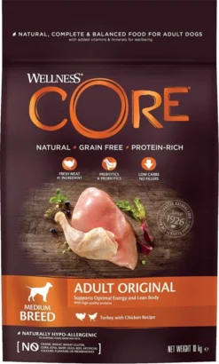 Wellness Core Grain Free Dog Original Kalkoen & Kip - Hondenvoer - 10 Kg