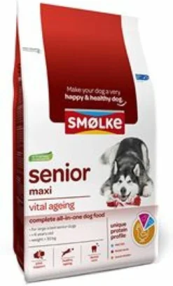 Smolke Senior Maxi - Kip - Hondenvoer - 12 Kg
