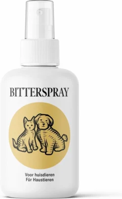 Sensipharm Bitterspray Anti Bijt Spray - Hond, Kat, Konijn & Vogel - Bitter Anti Kauw Knabbel Knaag - 100 Ml