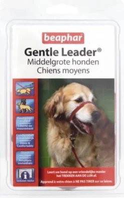 Gentle Leader Hoofdhalster Medium Zwart Beaphar -Dog Supplies 753x1200