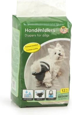 Beeztees - Hondenluier - Zwart - M - 12ST -Dog Supplies 757x1200 1