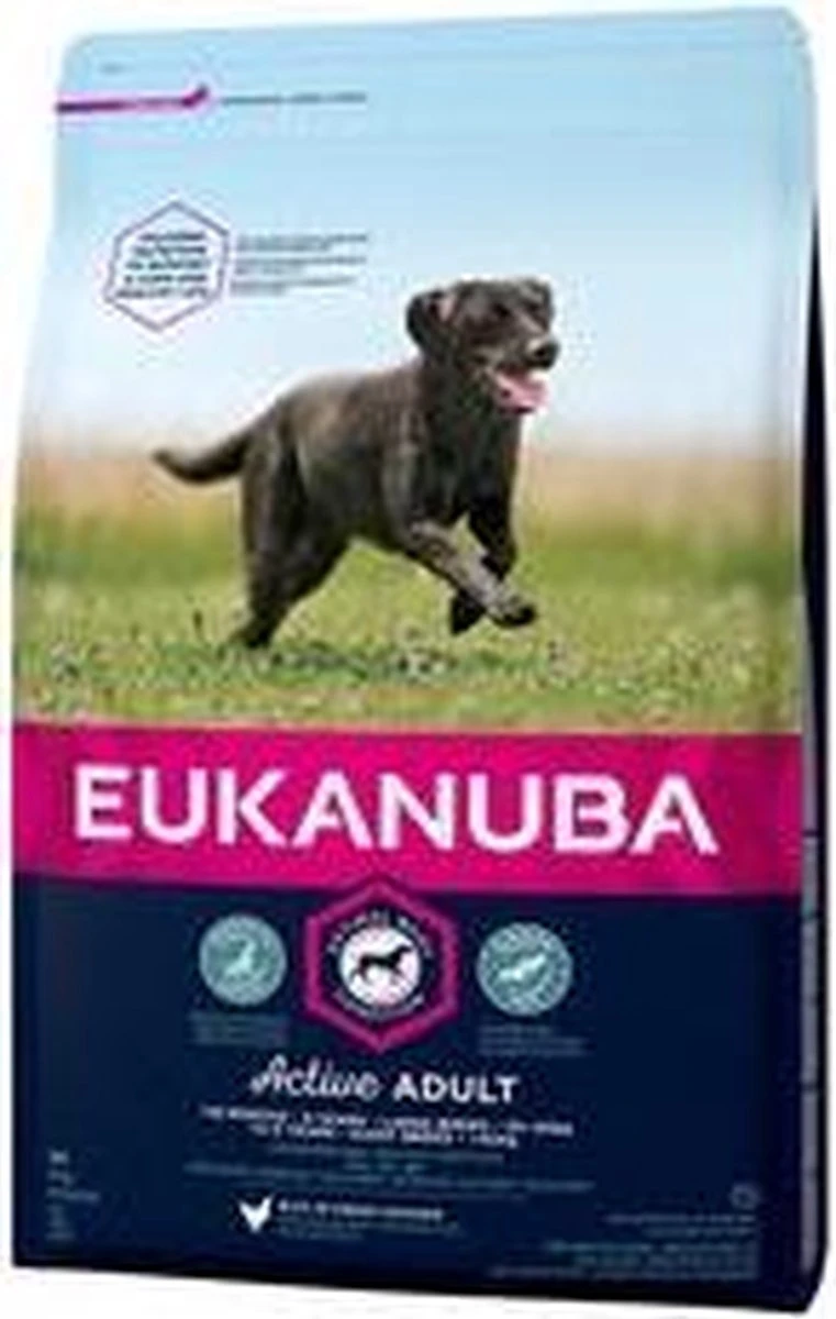 Eukanuba Dog Adult - Large Breed - Kip - Hondenvoer - 12 Kg 8 Eukanuba Dog Adult - Large Breed - Kip - Hondenvoer - 12 Kg - Afbeelding 8