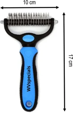 Professionele 2-Zijdige Ondervacht Kam Voor Hond En Kat – Hondenborstel – Kattenborstel - Hondenkam –Anti Klit - Haarverwijderaar Voor Huisdieren - Pijnloos - – Klittenkam – Verwijdert Klitten – Voorkomt Haaruitval – Black Friday - Sinterklaas -Dog Supplies 775x1200