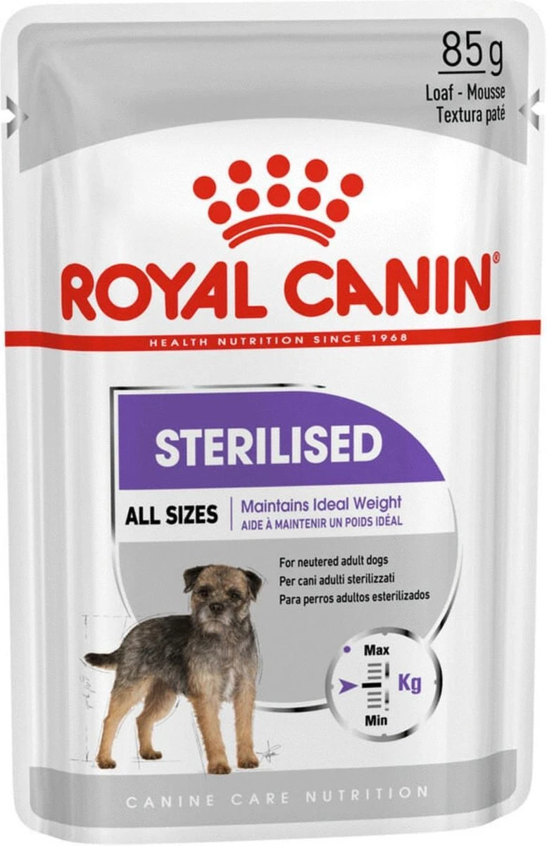 Royal Canin Ccn Sterilised Wet - Hondenvoer - 12x85 G 1 Royal Canin Ccn Sterilised Wet - Hondenvoer - 12x85 G