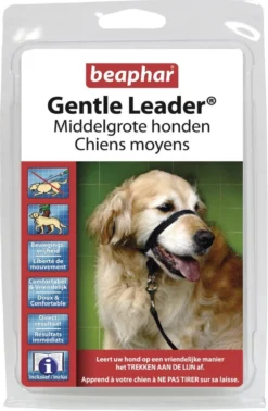 Gentle Leader Hoofdhalster Medium Zwart Beaphar