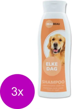 Beaubeau Hondenshampoo Elke Dag - Hondenvachtverzorging - 3 X 500 Ml -Dog Supplies 797x1200