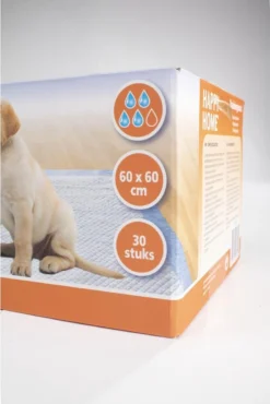 Happy Home Trainingsmat - Zindelijkstraining - 30 Stuks - 60X60 Cm -Dog Supplies 801x1200
