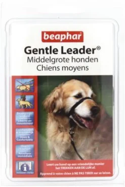 Gentle Leader Hoofdhalster Medium Zwart Beaphar -Dog Supplies 806x1200