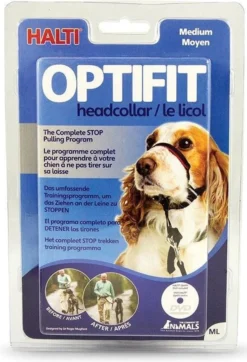 Halti OptiFit Headcollar - Hond - Anti Trekhalsband - Maat M - Voor Labrador, Boxer, Dobermann, Golden Retriever -Dog Supplies 818x1200 1