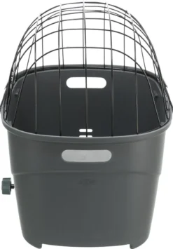 Trixie Fietsmand Voor Bagagedrager Met Draadkoepel Kunststof Grijs (46X36X47 CM) -Dog Supplies 836x1200
