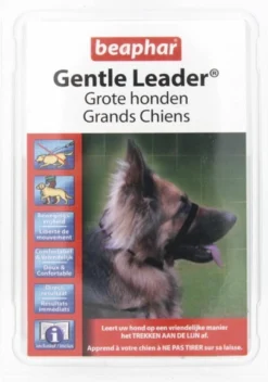 Beaphar Gentle Leader - Zwart - 54 Cm - Grote Honden -Dog Supplies 843x1200