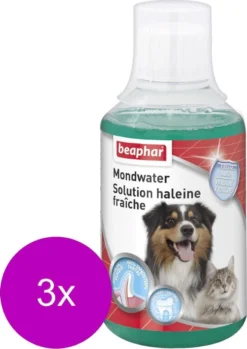 Beaphar Mondwater Hond/Kat - Gebitsverzorging - 3 X 250 Ml -Dog Supplies 850x1200 3