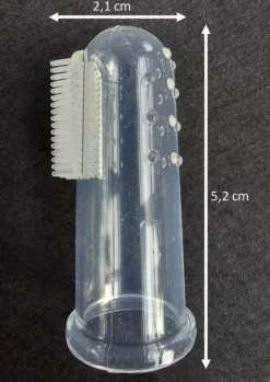 Merkloos Vinger Tandenborstel – 2 X -Dog Supplies 850x1200 4