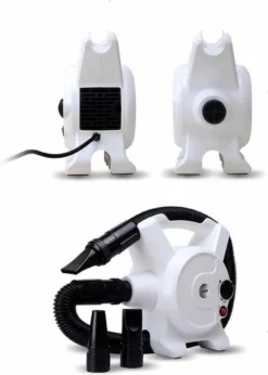 Hondenfohn - Waterblazer Met Draaiknop - 2400W Vermogen Met Warme En Koude Stand - Wit -Dog Supplies 856x1200 1