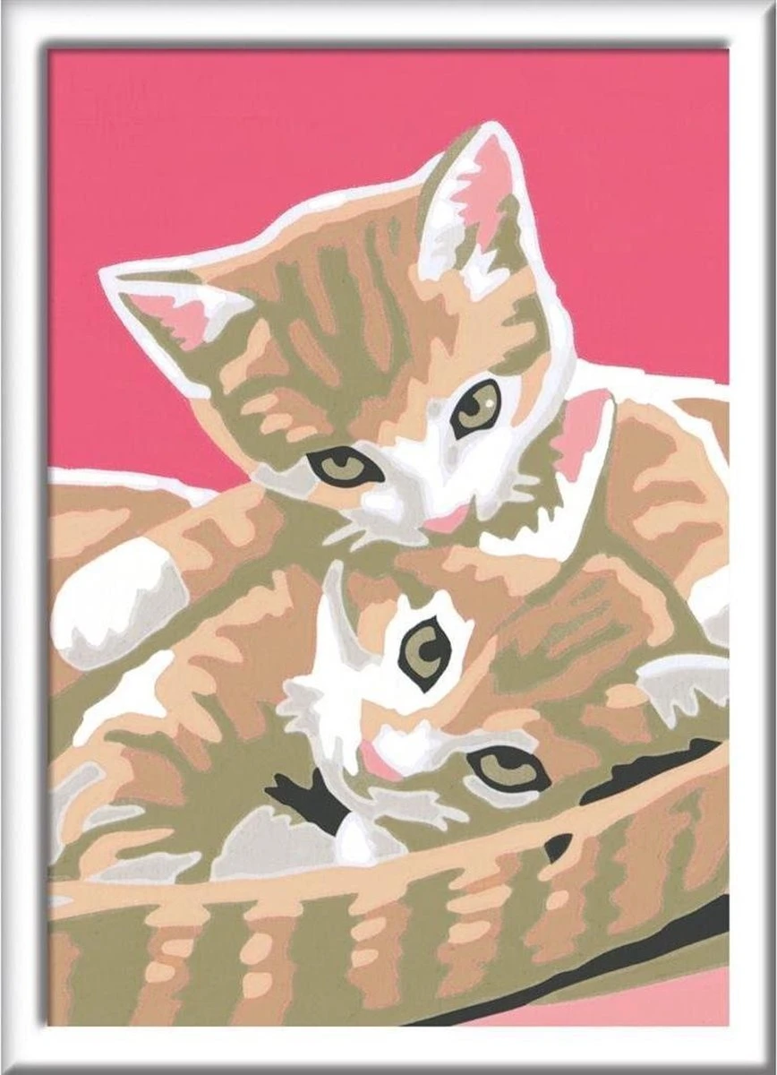 Ravensburger Schilder Op Nummer 3in1 Set Dieren 2 Ravensburger Schilder Op Nummer 3in1 Set Dieren - Afbeelding 2