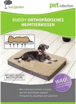 Sun Garden Buddy Orthopedisch Hondenkussen 72x50x8cm Antraciet 11 Sun Garden Buddy Orthopedisch Hondenkussen 72x50x8cm Antraciet -Dog Supplies 875x1200 2