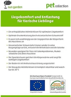Sun Garden Buddy Orthopedisch Hondenkussen 72x50x8cm Antraciet 13 Sun Garden Buddy Orthopedisch Hondenkussen 72x50x8cm Antraciet -Dog Supplies 877x1200 2