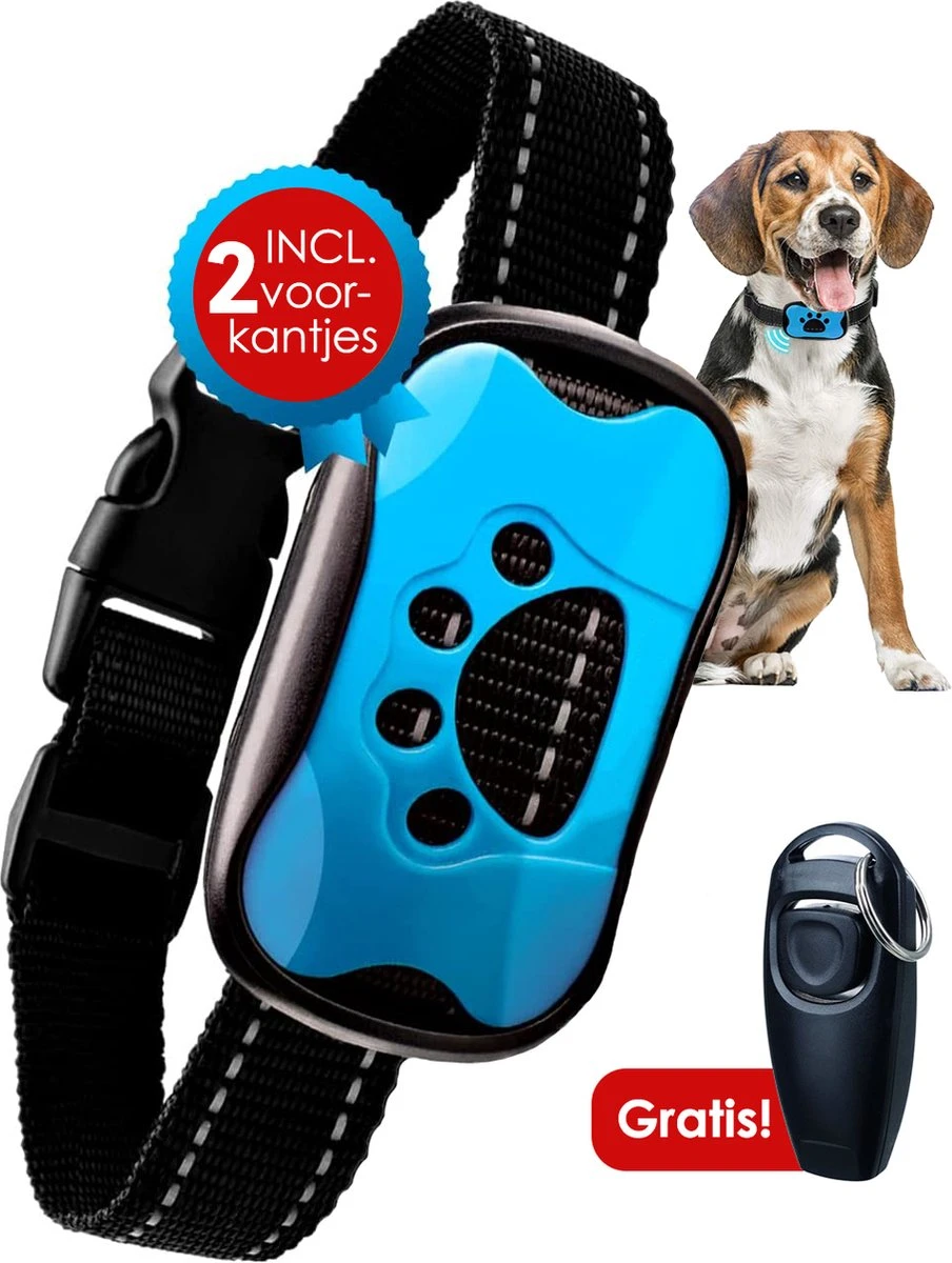 PetFriends Anti Blafband Zonder Schok - Gratis Hondenfluit - USB Oplaadbaar - Anti Blaf Apparaat - Opvoedingshalsband - Voor Grote En Kleine Honden 1 PetFriends Anti Blafband Zonder Schok - Gratis Hondenfluit - USB Oplaadbaar - Anti Blaf Apparaat - Opvoedingshalsband - Voor Grote En Kleine Honden