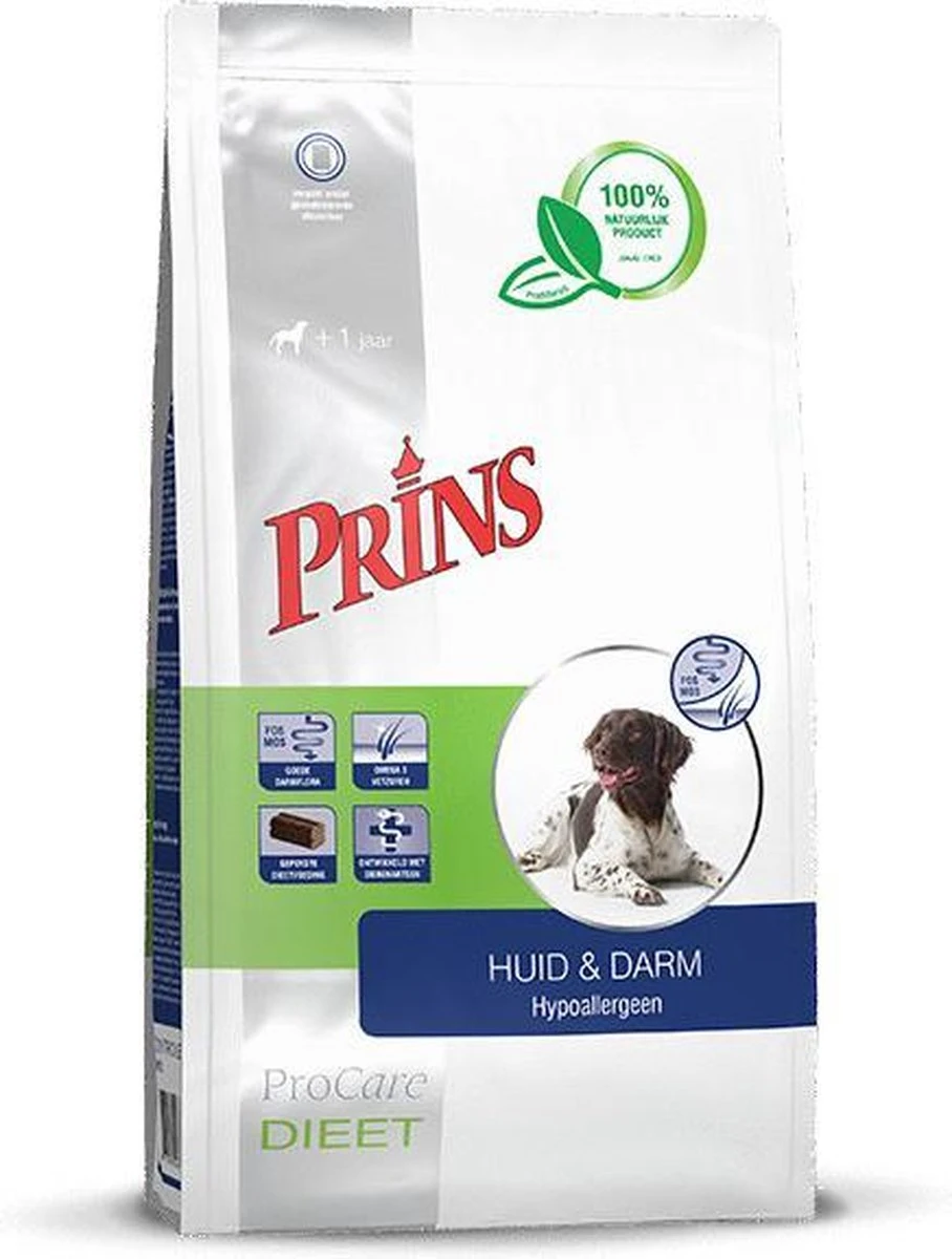 Prins ProCare Huid & Darm Hypoallergeen - Hondenvoer - 3 Kg 12 Prins ProCare Huid & Darm Hypoallergeen - Hondenvoer - 3 Kg - Afbeelding 12