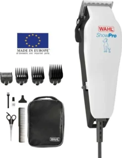 WAHL ShowPro Dierentrimmer 20110.046 - Snoer Met Snoer Made In Europe - Gepatenteerde Krachtige En Stille V5000-motor