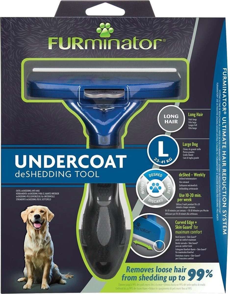 Furminator Deshedding Dog Undercoat L Long Hair 1 Furminator Deshedding Dog Undercoat L Long Hair