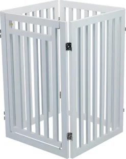 Trixie Hondenhek Met Deur Wit - 60-160 X 81 CM -Dog Supplies 947x1200 2