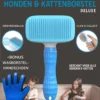 Professionele Kattenborstel/Hondenborstel + BONUS - Bovenvacht | Ondervacht - Langharige | Kortharige - Haarverwijderaar Voor Huisdieren - Kattenkam - Hondenkam