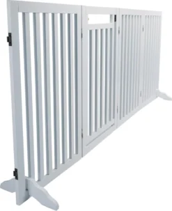 Trixie Hondenhek Met Deur Wit - 60-160 X 81 CM -Dog Supplies 978x1200 2