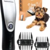 Happysnoots Hondentondeuse Draadloos Voor Dikke Vacht - Tondeuse Hond & Kat - Hondentrimmer - Professioneel Dieren Tondeuse