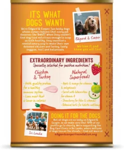 Edgard & Cooper Kip & Kalkoen Blik - Voor Volwassen Honden - Hondenvoer - 12 X 400g 13 Edgard & Cooper Kip & Kalkoen Blik - Voor Volwassen Honden - Hondenvoer - 12 X 400g -Dog Supplies 996x1200 2