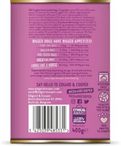 Edgard & Cooper Wild & Eend Blik - Voor Volwassen Honden - Hondenvoer - 12 X 400g 11 Edgard & Cooper Wild & Eend Blik - Voor Volwassen Honden - Hondenvoer - 12 X 400g -Dog Supplies 996x1200 5